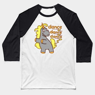 funny dancing pony Baseball T-Shirt